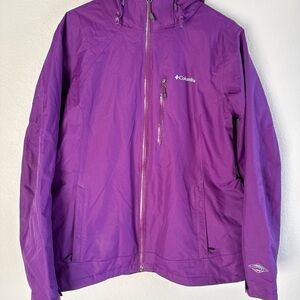 Columbia Interchange Purple Outdoor Jacket SHELL ONLY